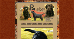 Desktop Screenshot of paradigmlabradors.com